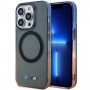 BMW BMHMP14XHTGE Gradient Bumper Hardcase für Apple iPhone 14 Pro Max, grau, MagSafe