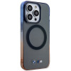 BMW BMHMP14XHTGE Gradient Bumper Hardcase für Apple iPhone 14 Pro Max, grau, MagSafe