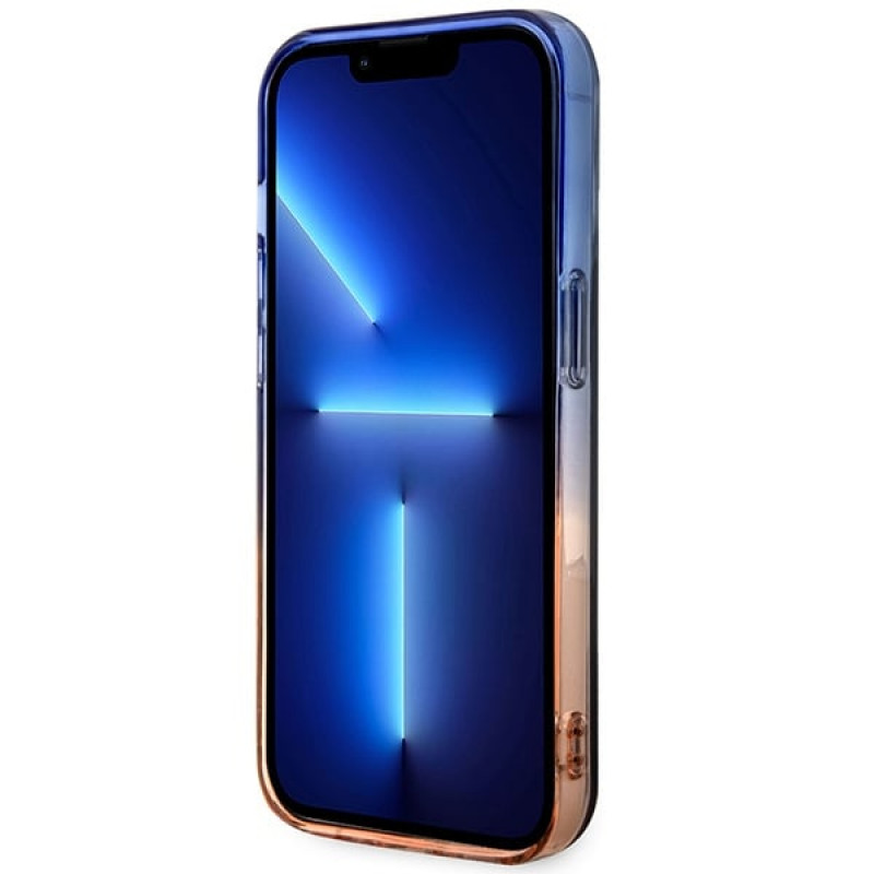 BMW BMHMP14XHTGE Gradient Bumper Hardcase für Apple iPhone 14 Pro Max, grau, MagSafe