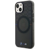 BMW BMHMP14MHGPK Pattern MagSafe Hardcase für Apple iPhone 14 Plus / 15 Plus, grau