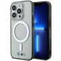 BMW BMHMP14XHCRS Silver Ring MagSafe Hardcase für Apple iPhone 14 Pro Max, transparent