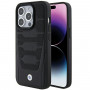 BMW BMHCP15X22RPSK Hardcase mit Leather Seats Pattern für Apple iPhone 15 Pro Max, schwarz
