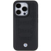 BMW BMHCP15X22RPSK Hardcase mit Leather Seats Pattern für Apple iPhone 15 Pro Max, schwarz