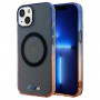 BMW BMHMP15MHTGE Gradient Bumper MagSafe Hardcase für Apple iPhone 15 Plus / 14 Plus, grau