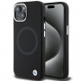 BMW BMHMP15MSILBK2 Signature Liquid Silicone MagSafe Hülle für Apple iPhone 15 Plus / 14 Plus, schwarz