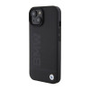 BMW BMHMP15SSLLBK Signature Logo Imprint MagSafe Hardcase für Apple iPhone 15, schwarz