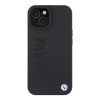 BMW BMHMP15SSLLBK Signature Logo Imprint MagSafe Hardcase für Apple iPhone 15, schwarz