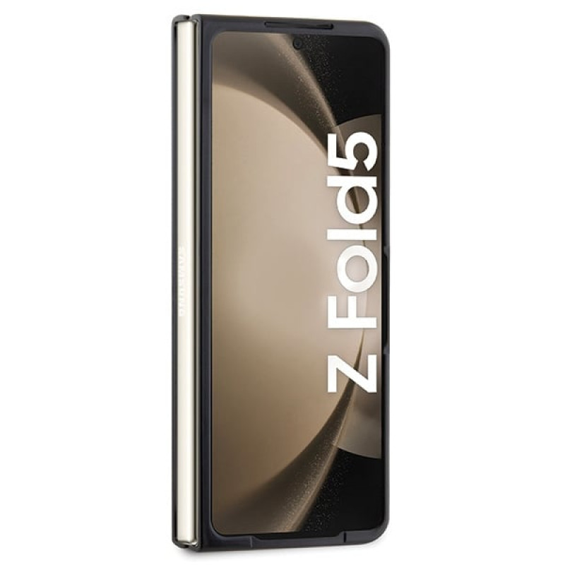 BMW BMHCZFD5SLLBK Signature Logo Imprint Hardcase für Samsung Galaxy Z Fold5, Schwarz