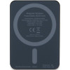 Guess GUPBM3ALGSGK Powerbank 3000 mAh, 5 W, MagSafe Metal Script Logo, Schwarz