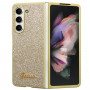 Guess GUHCZFD5HGGSHD Glitter Script Hardcase für Samsung Galaxy Z Fold5, Gold