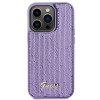 Guess GUHCP15XPSFDGSU Sequin Script Metal Hardcase für Apple iPhone 15 Pro Max, Lila