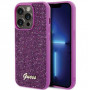 Guess GUHCP15XPMSDGSF Disco Metal Script Hardcase für Apple iPhone 15 Pro Max, Lila