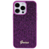 Guess GUHCP15XPMSDGSF Disco Metal Script Hardcase für Apple iPhone 15 Pro Max, Lila