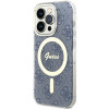 Guess GUHMP15XH4STB Apple iPhone 15 Pro Max Hardcase IML 4G MagSafe, blau (Outlet)