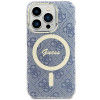 Guess GUHMP15XH4STB Apple iPhone 15 Pro Max Hardcase IML 4G MagSafe, blau (Outlet)