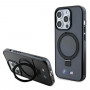 BMW BMHMP15LURSK Apple iPhone 15 Pro Hardcase Ring Stand M Collection MagSafe, schwarz