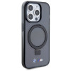 BMW BMHMP15LURSK Apple iPhone 15 Pro Hardcase Ring Stand M Collection MagSafe, schwarz