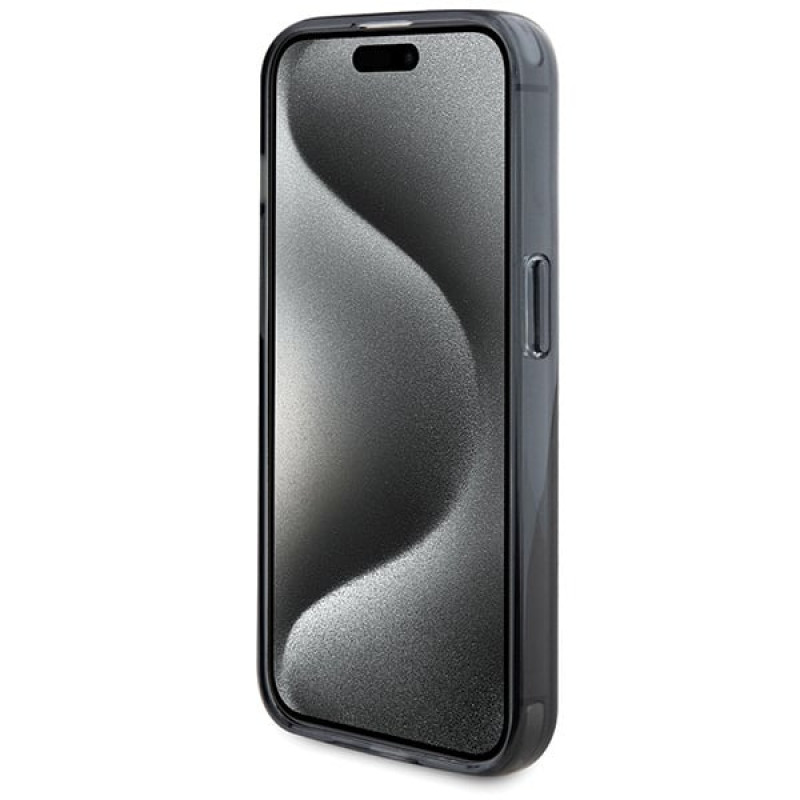 BMW BMHMP15LURSK Apple iPhone 15 Pro Hardcase Ring Stand M Collection MagSafe, schwarz
