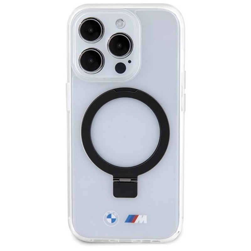 BMW BMHMP15LURST Apple iPhone 15 Pro Hardcase Ring Stand M Collection MagSafe, transparent