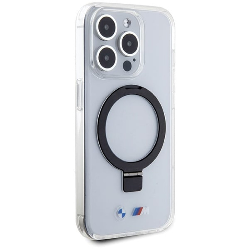 BMW BMHMP15LURST Apple iPhone 15 Pro Hardcase Ring Stand M Collection MagSafe, transparent