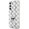 Karl Lagerfeld KLHCS23FEHNCMKLT Samsung Galaxy S23 FE (S711) Hardcase Hülle Monogram Choupette, transparent