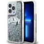 DKNY Apple iPhone 15 Pro Max Hardcase Liquid Glitter Big Logo, schwarz
