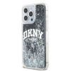 DKNY Apple iPhone 15 Pro Max Hardcase Liquid Glitter Big Logo, schwarz