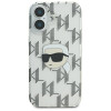 Karl Lagerfeld Apple iPhone 16 Hardcase Hülle IML Karl Head Electroplated, transparent