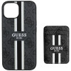 Guess 4G Stripes MagSafe Wallet Case für Apple iPhone 15, schwarz