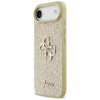 Guess Fixed Glitter Big 4G Hard Case für Apple iPhone Air, gold