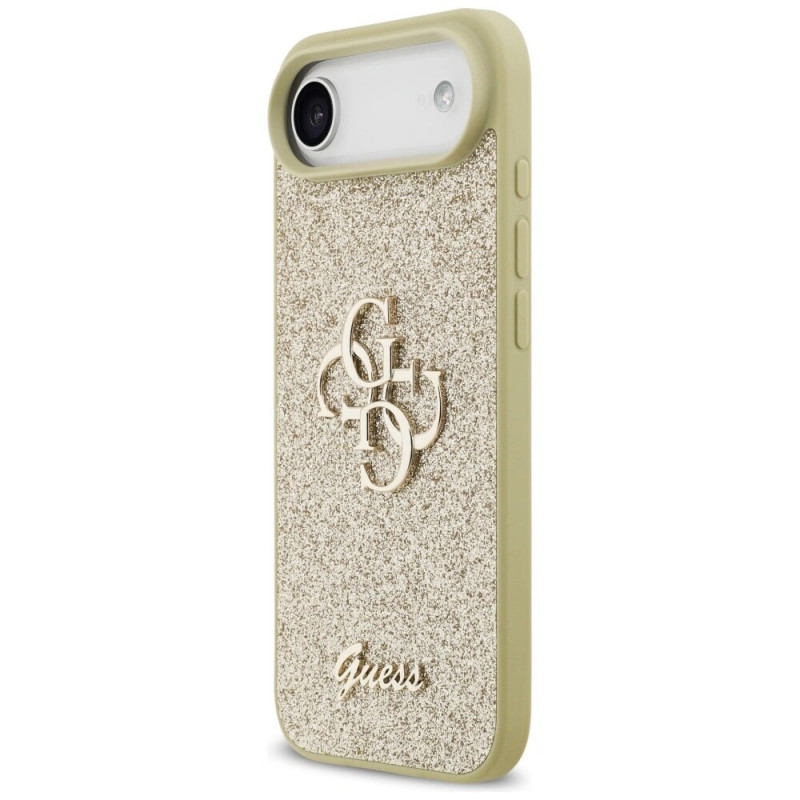 Guess Fixed Glitter Big 4G Hard Case für Apple iPhone Air, gold