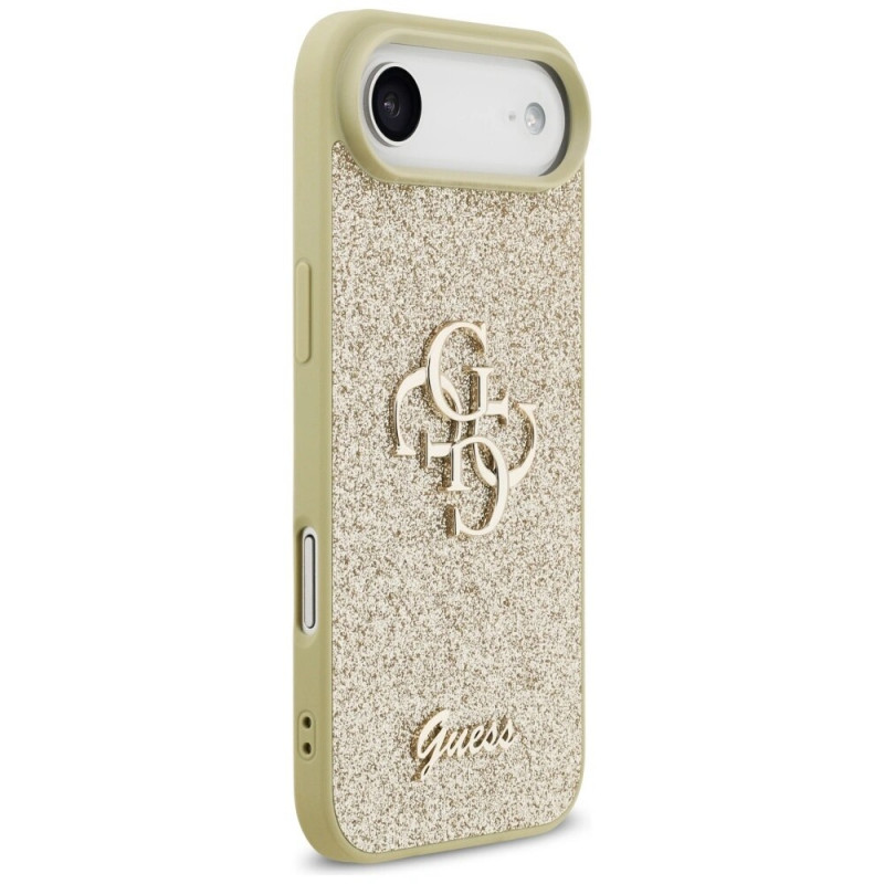 Guess Fixed Glitter Big 4G Hard Case für Apple iPhone Air, gold
