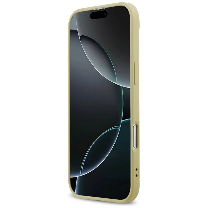 Guess Fixed Glitter Big 4G Hard Case für Apple iPhone Air, gold