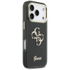 Guess GUE5344 IML 4G Script Metal Hard Case für Apple iPhone 17 Pro Max, schwarz