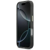 Guess GUE5344 IML 4G Script Metal Hard Case für Apple iPhone 17 Pro Max, schwarz
