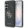 Guess GUE005301 4G Big Metal Logo Hard Case für Samsung Galaxy S26+, schwarz