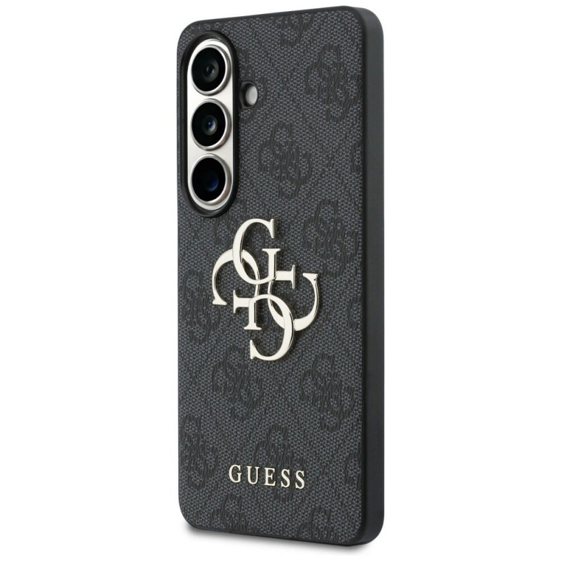 Guess GUE005301 4G Big Metal Logo Hard Case für Samsung Galaxy S26+, schwarz