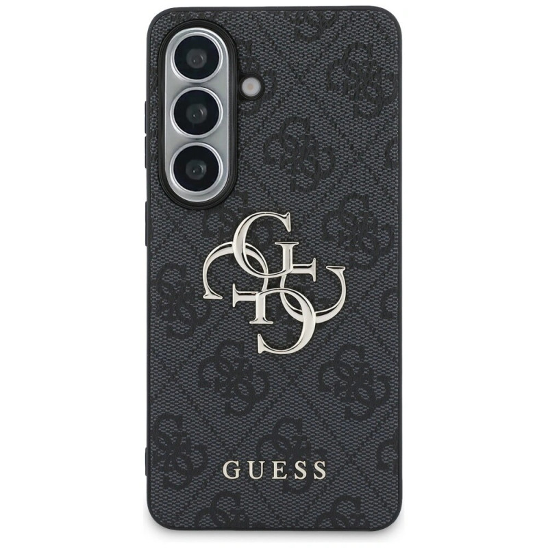 Guess GUE005301 4G Big Metal Logo Hard Case für Samsung Galaxy S26+, schwarz
