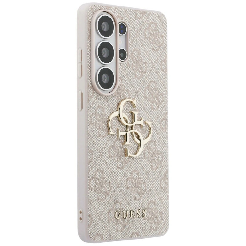 Guess GUE005337 4G Big Metal Logo Hard Case für Samsung Galaxy S26 Ultra, pink