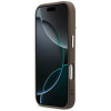 Guess 4G PU Triangle Logo & Stand Camera MagSafe Hülle für Apple iPhone 18 Pro Max / 17 Pro Max, braun
