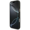 Guess 4G Big 4G Classic Logo Big Strap Metal Buttons Hülle mit Band für Apple iPhone 18 Pro Max / 17 Pro Max, schwarz