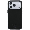 Mercedes-Benz Hülle Grill Pattern und Kartenetui Leder MagSafe für Apple iPhone 18 Pro Max / 17 Pro Max, schwarz