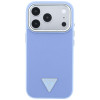 Guess Grained Triangle Logo MagSafe Hardcase für Apple iPhone 18 Pro / 17 Pro, blau