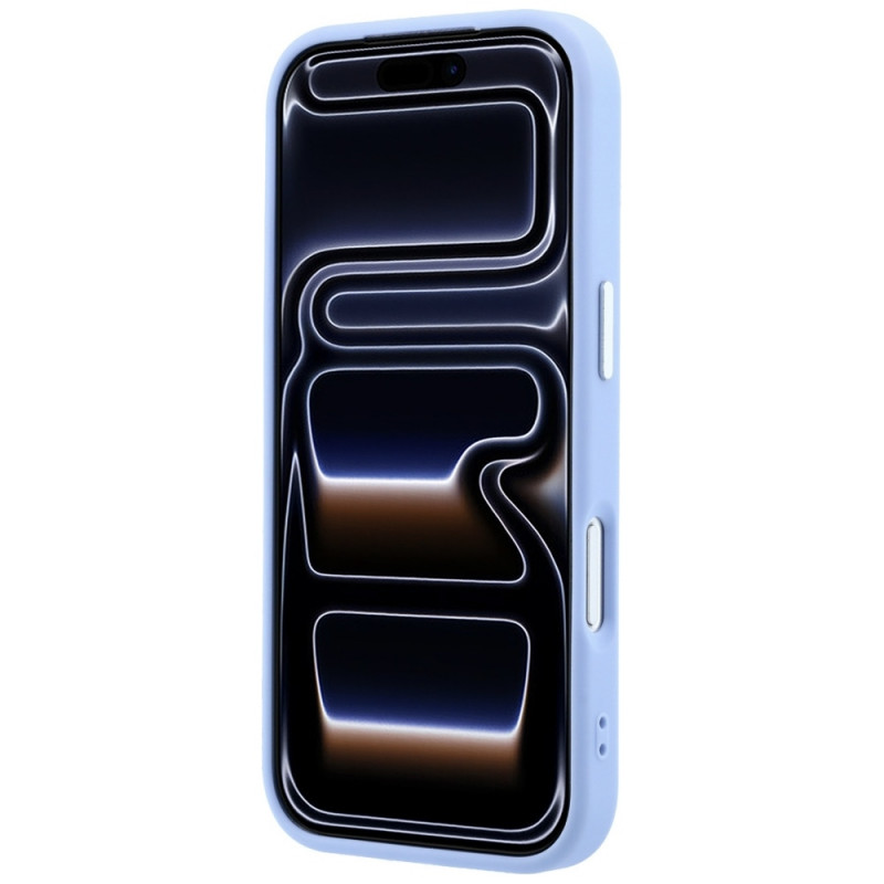 Guess Grained Triangle Logo MagSafe Hardcase für Apple iPhone 18 Pro / 17 Pro, blau