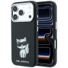 Karl Lagerfeld Smooth Choupette Sketch MagSafe Hülle für Apple iPhone 18 Pro Max / 17 Pro Max, Schwarz