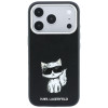 Karl Lagerfeld Smooth Choupette Sketch MagSafe Hülle für Apple iPhone 18 Pro Max / 17 Pro Max, Schwarz