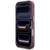 Karl Lagerfeld Peekaboo Logo MagSafe Hülle für Apple iPhone 18 Pro / 17 Pro, Burgundy