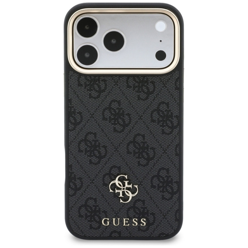 Guess 4G Hülle mit Wallet, MagSafe, für Apple iPhone 18 Pro Max / 17 Pro Max, schwarz