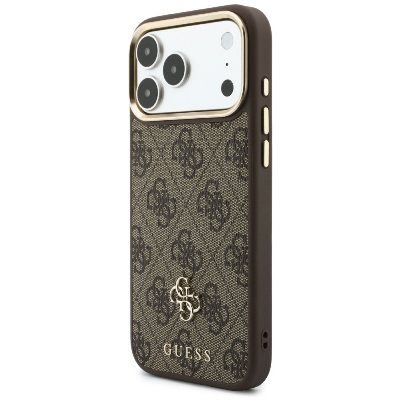 Guess 4G Hülle mit Wallet, MagSafe, für Apple iPhone 18 Pro Max / 17 Pro Max, braun