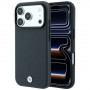 BMW Kevlar Metal Logo MagSafe Hülle für Apple iPhone 18 Pro / 17 Pro, anthrazit